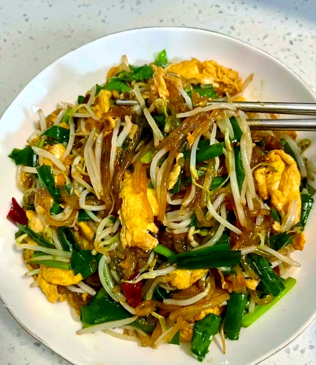 家常炒合菜:简单美味,营养丰富的下饭菜!