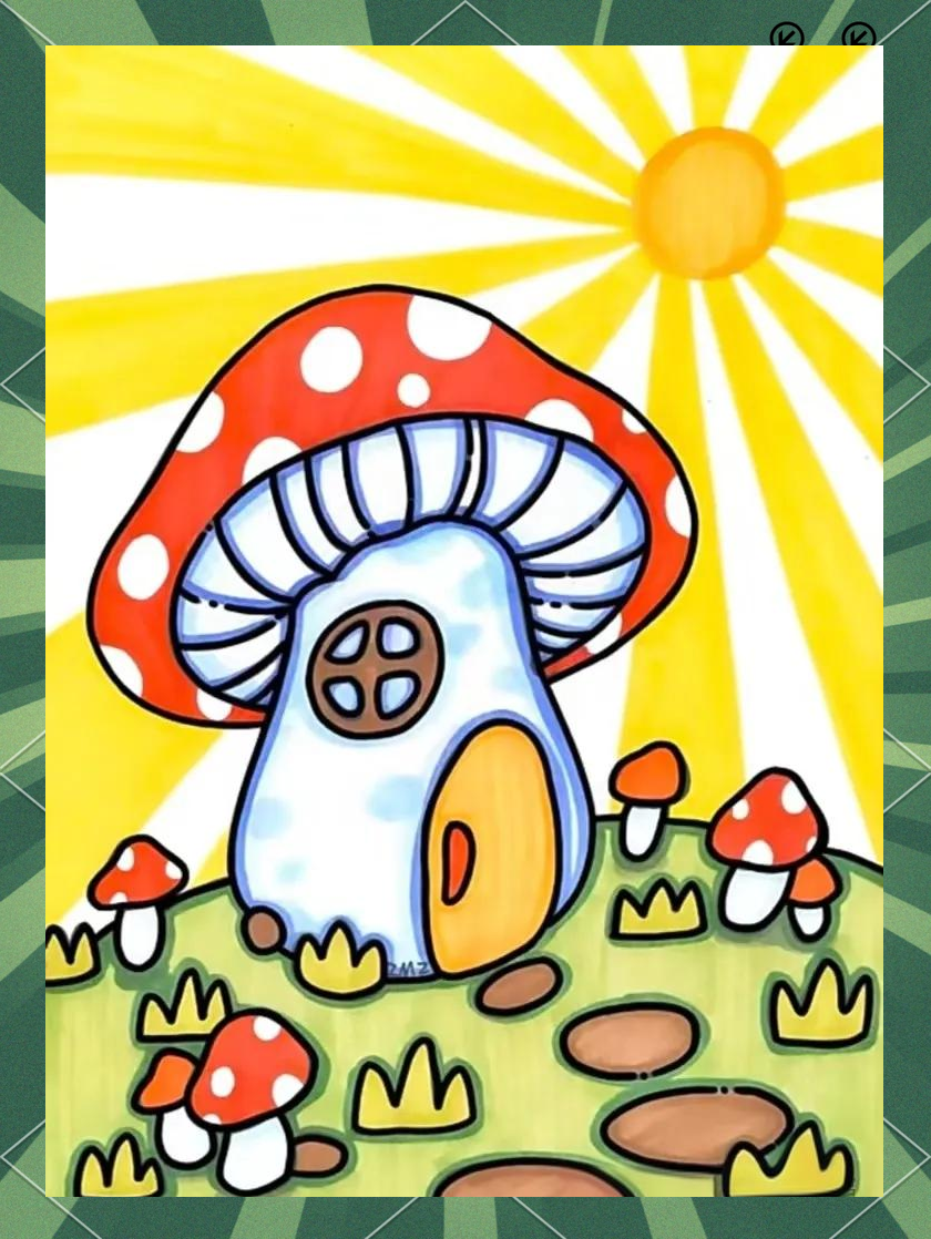 探索彩色创意线描装饰画:儿童画中的情感与梦想
