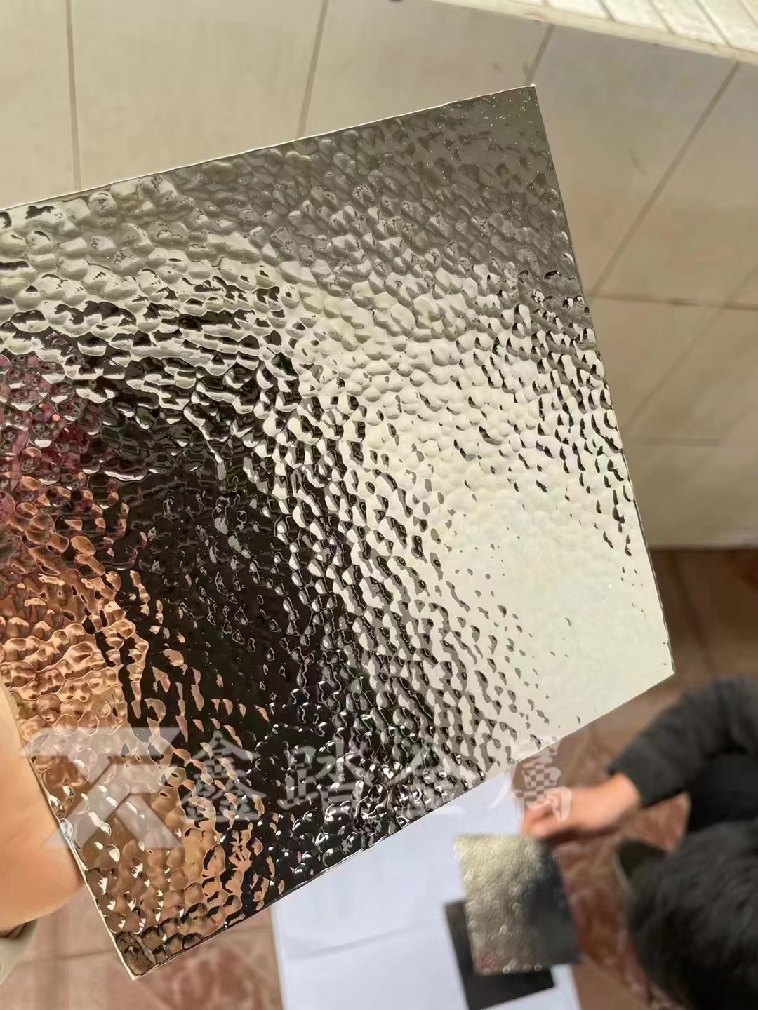 不锈钢锤纹板,手工锤纹装饰板效果肌理锤纹质感