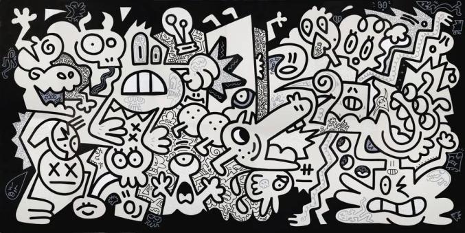 一个"精神病人"的随手涂鸦,拍出710万天价