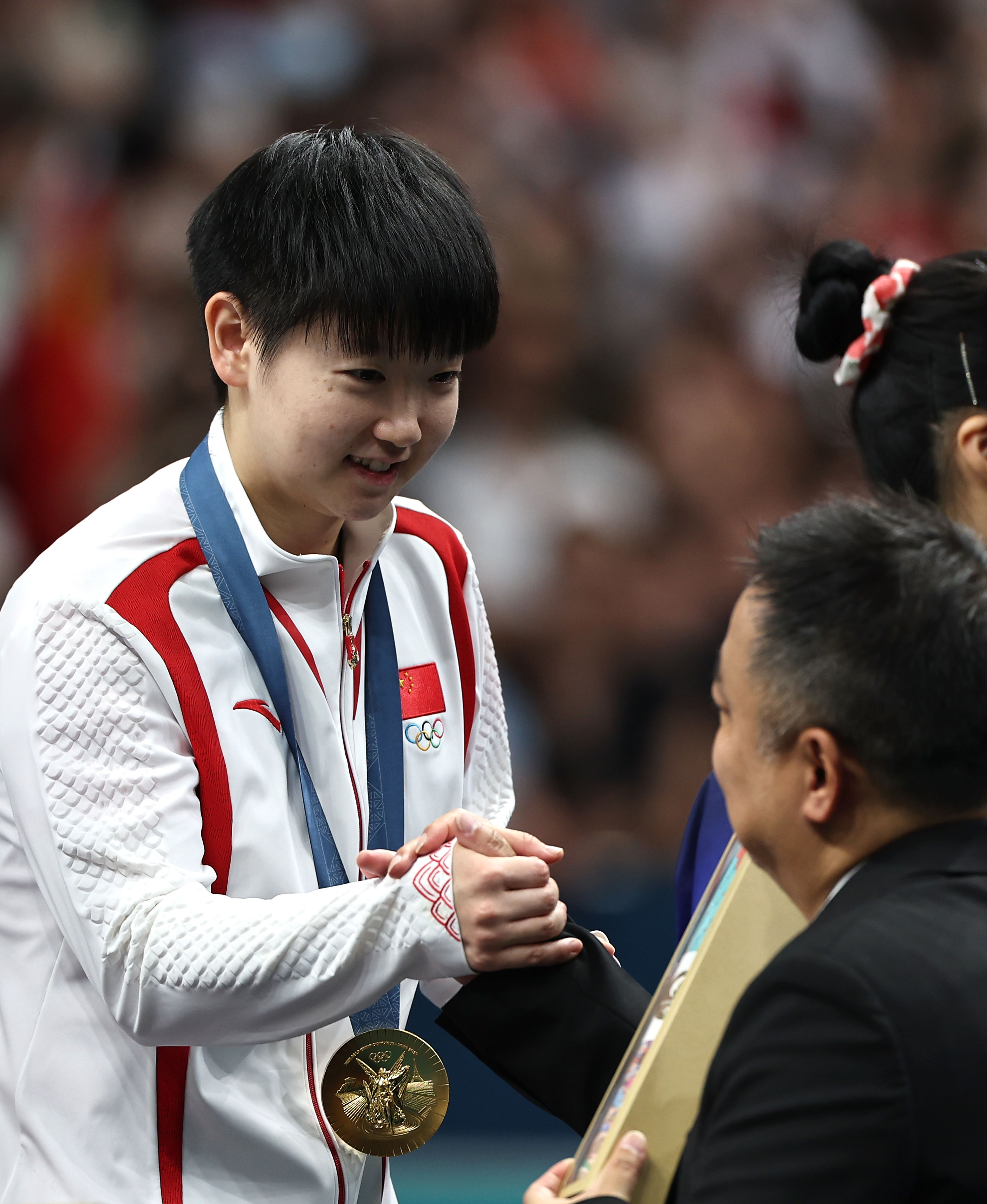 巴黎奥运会丨乒乓球——王楚钦/孙颖莎混双夺冠(9)