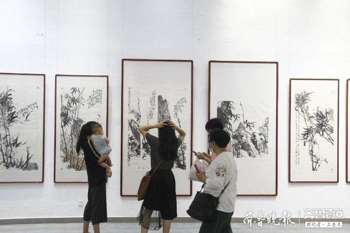 兰竹画家王烈先生80岁国画新作展在东营市美术馆隆重开幕