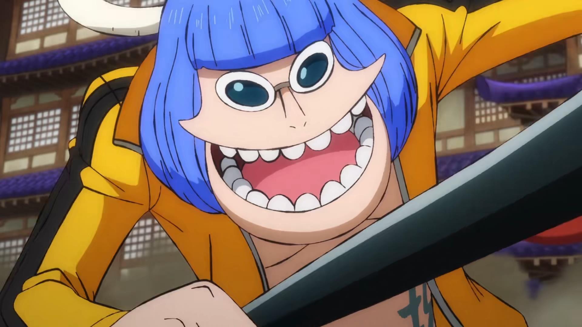 海贼王987集:蛮霸者八茶登场,全身"杂鱼"配色,长得像小夫