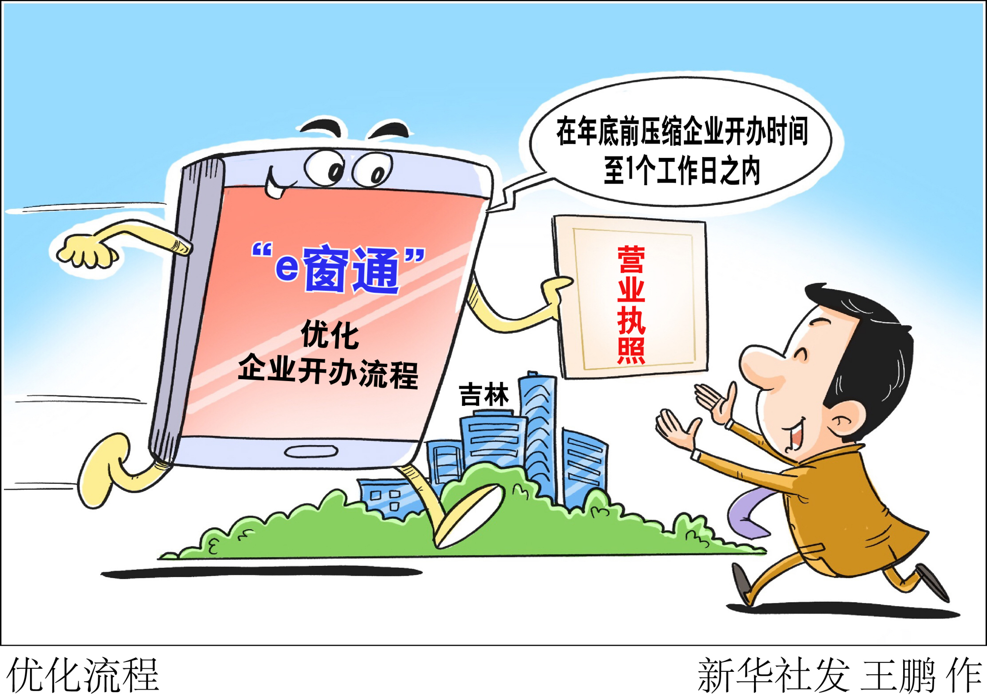 (图表·漫画)「经济」优化流程