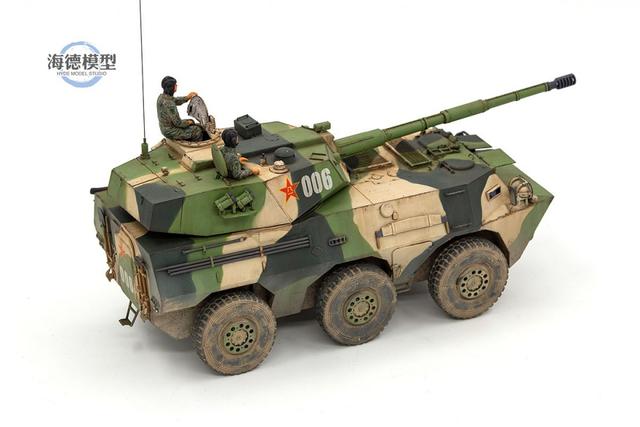 模玩秀:战车afv ptl-02 100mm轮式突击炮