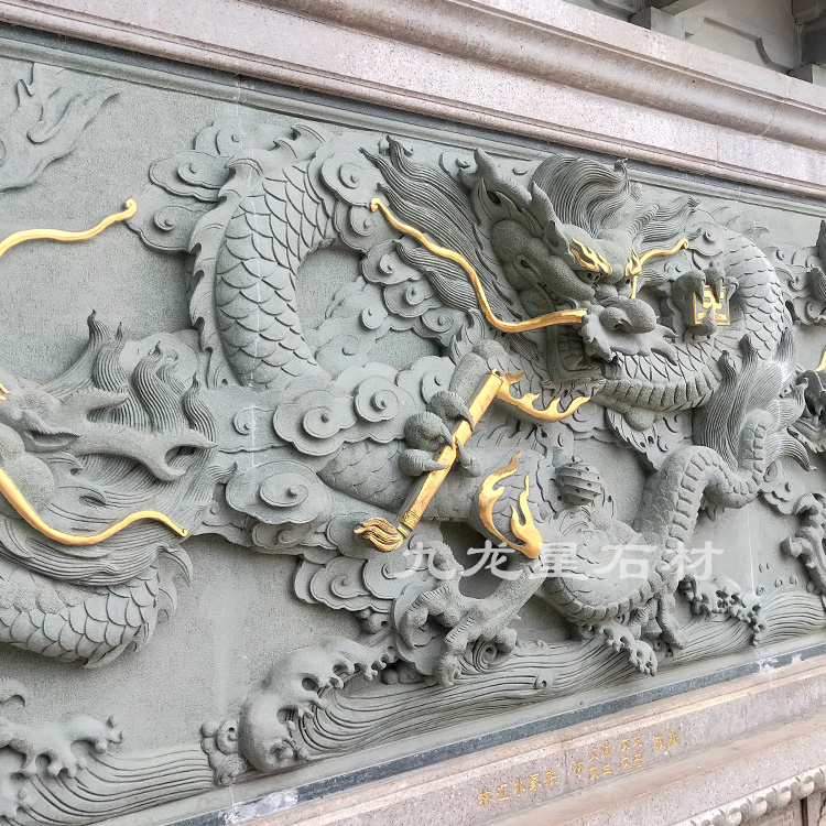 这款石材龙浮雕也太精美了吧!石雕厂家都要坐不住了