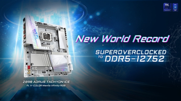 技嘉Z890钛雕创造内存频率新纪录DDR5-12752：延迟高得可怕