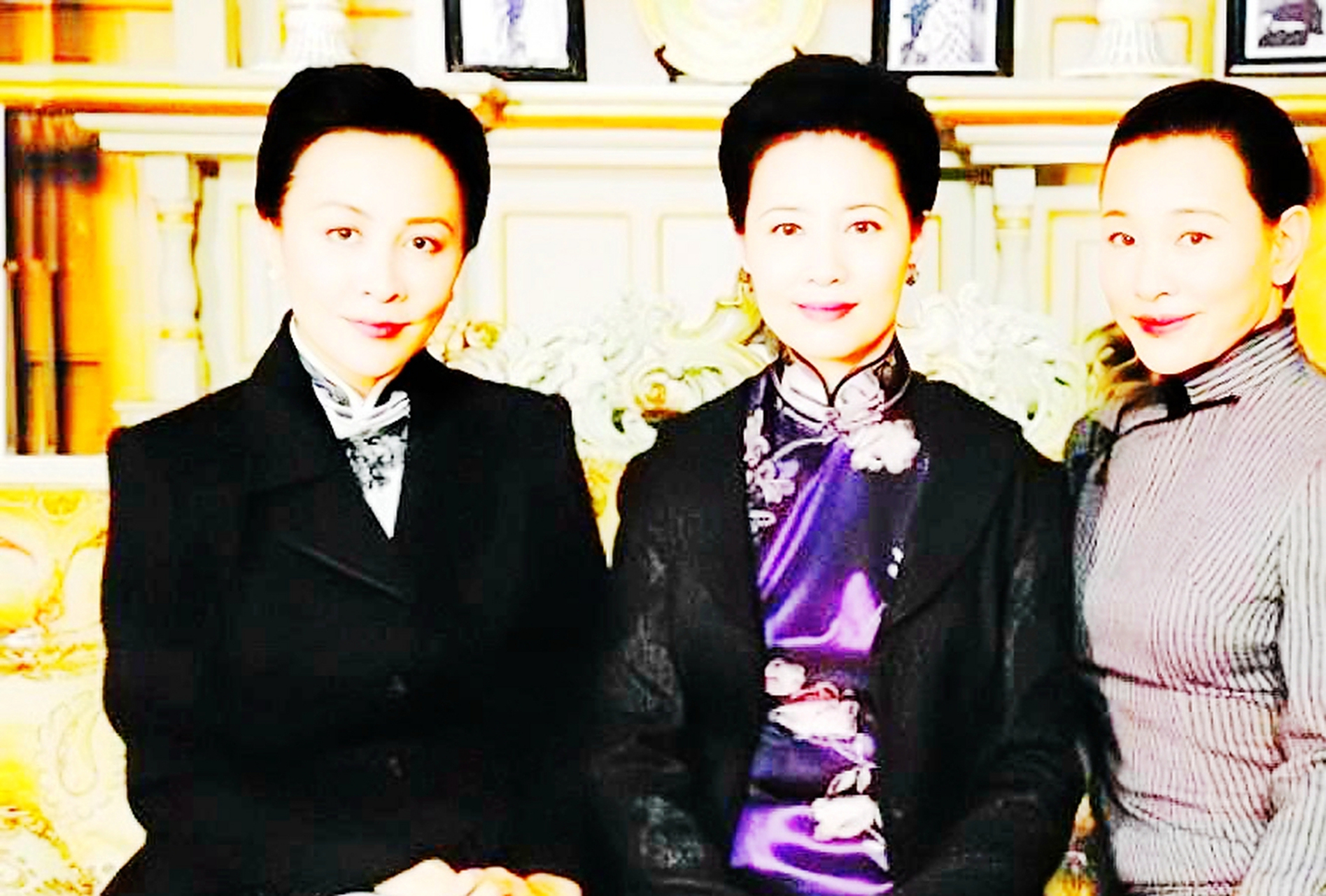 宋家三姐妹合影留念.