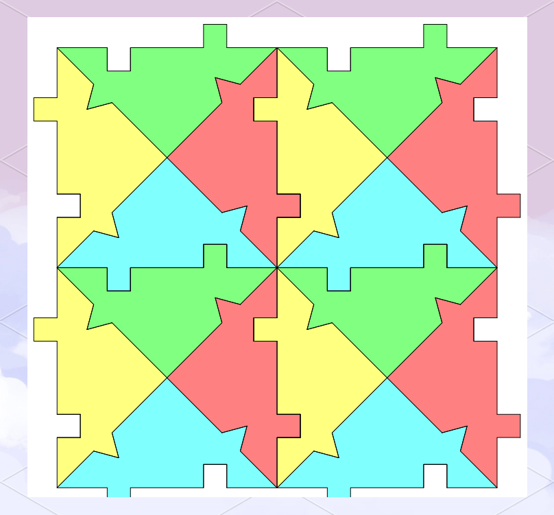 三角形密铺的多种方式