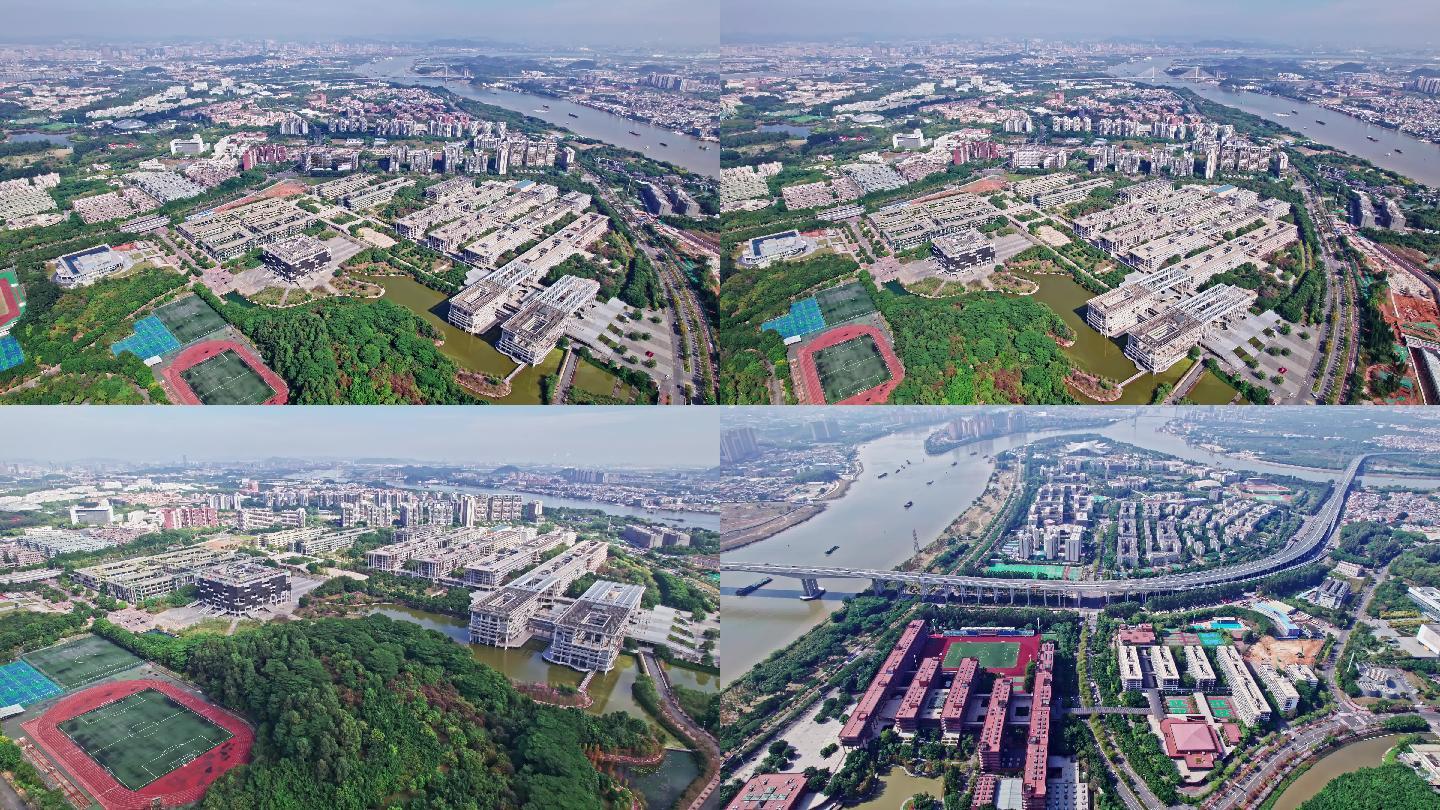 广州大学全景图图片