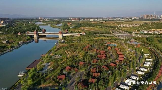 人间仙境!云中河水上公园新增人工造雾系统