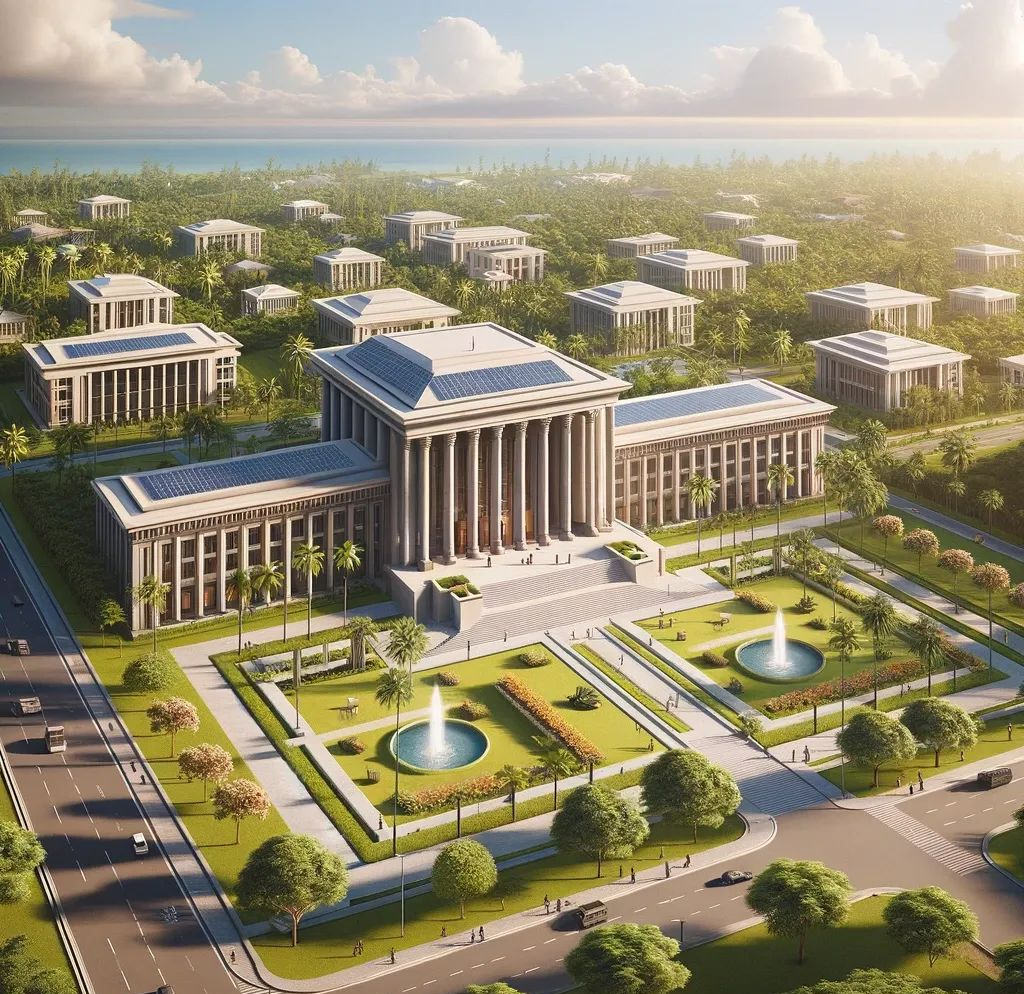 建筑鸟瞰图生成:提示词运用与案例分析