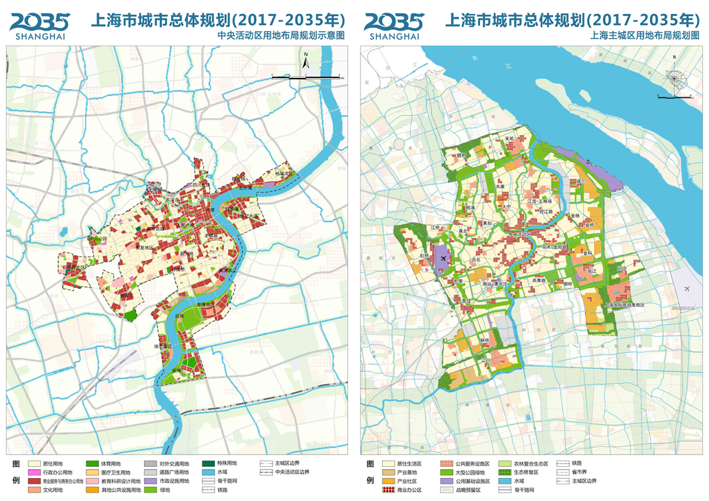 上海五大新城规划图片