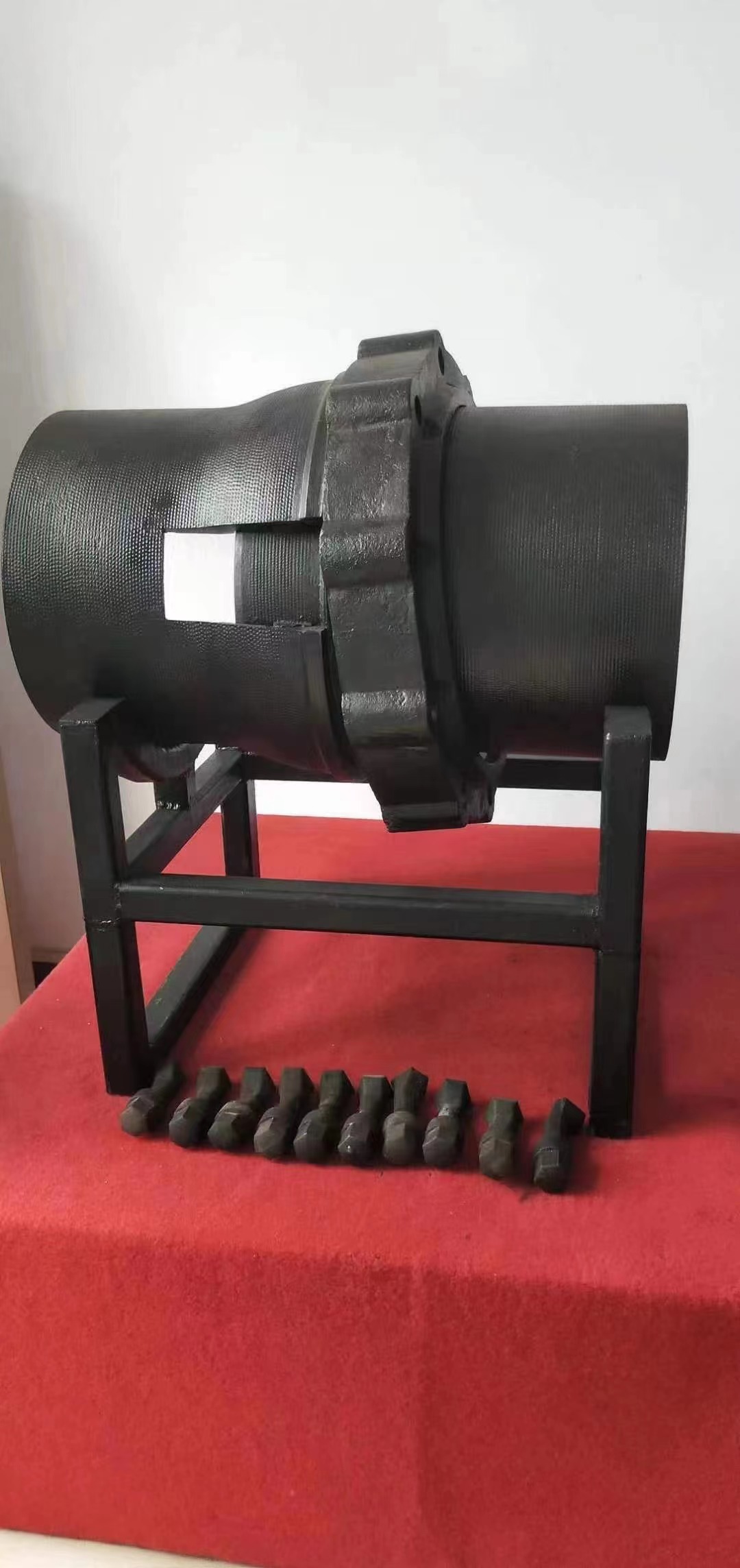 自锚式球墨铸铁管机械胶圈接口图