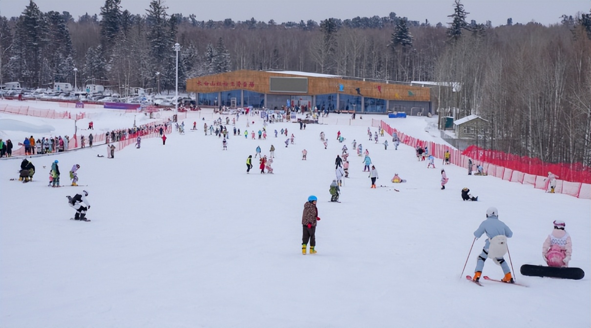 长春南湖公园滑雪圈图片