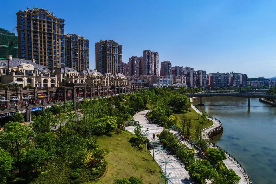 建阳西区生态城  (周敏 摄)