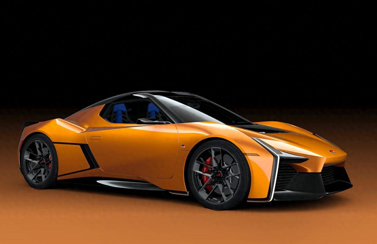 纯电版牛魔王?丰田全新双门轿跑发布,全新设计风格,外观很霸气