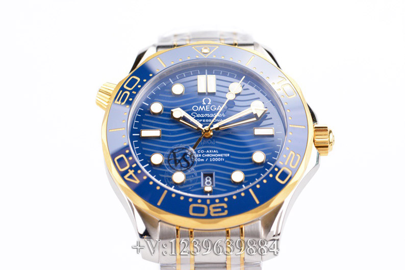VS厂欧米茄_VS厂欧米茄海马_VS海马300_海马300黄金蓝盘