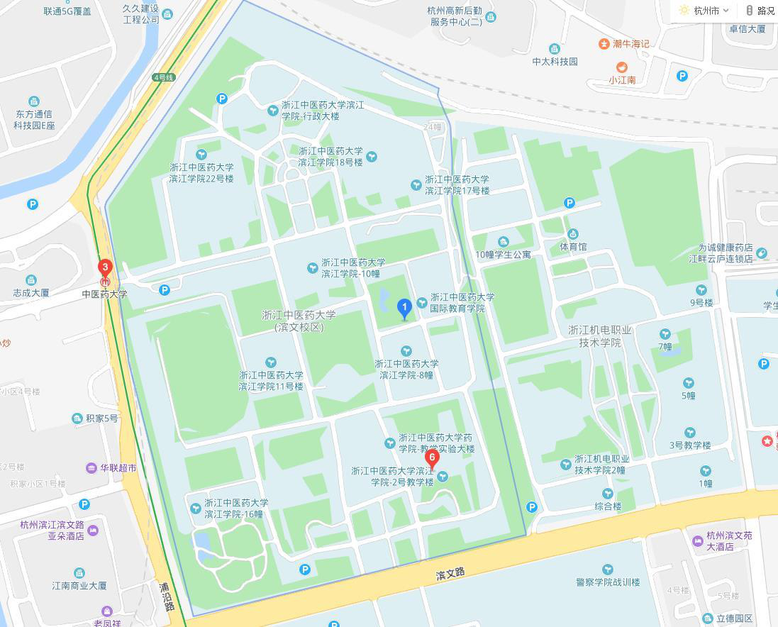南信大滨江学院地图图片