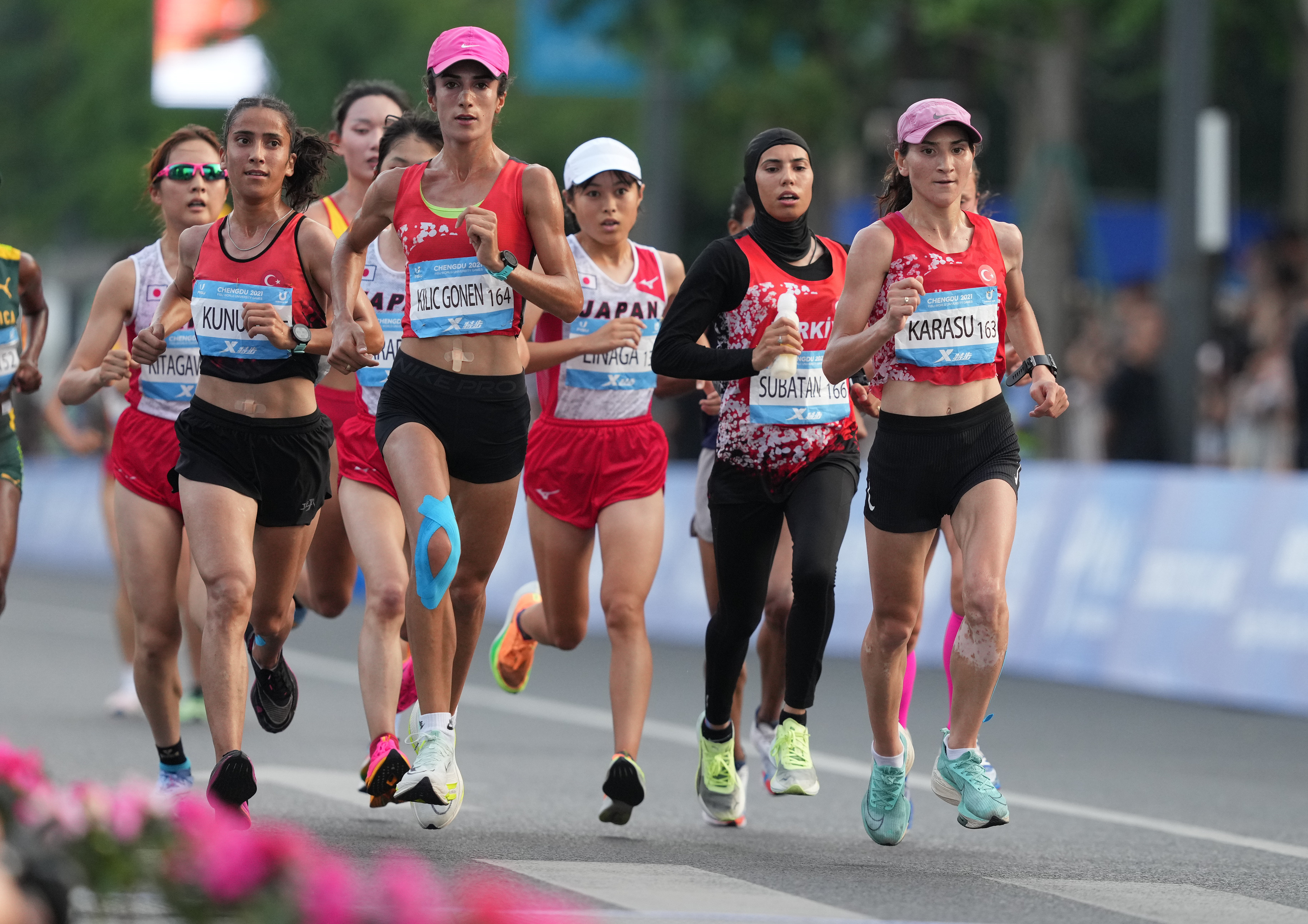 田径——女子半程马拉松决赛赛况