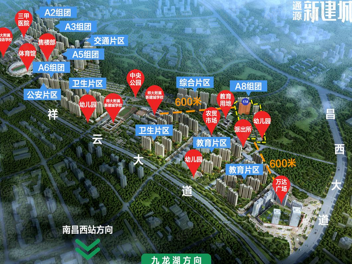新建城300套房源