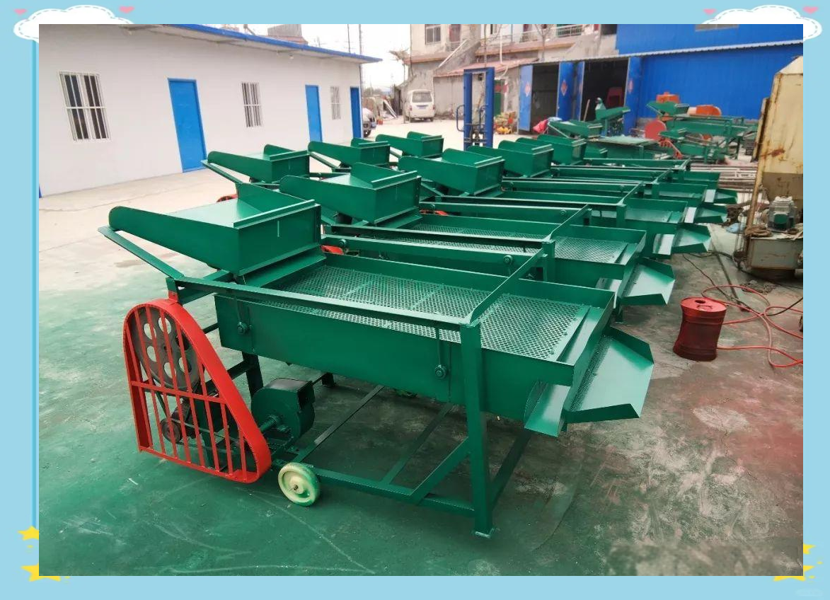 中小型粮食振动筛选机,轻松去除玉米,小麦,花生,黄豆等杂物