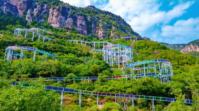 济南青铜山大峡谷高空玻璃漂流即将开漂,快来这里过一个18℃的夏天