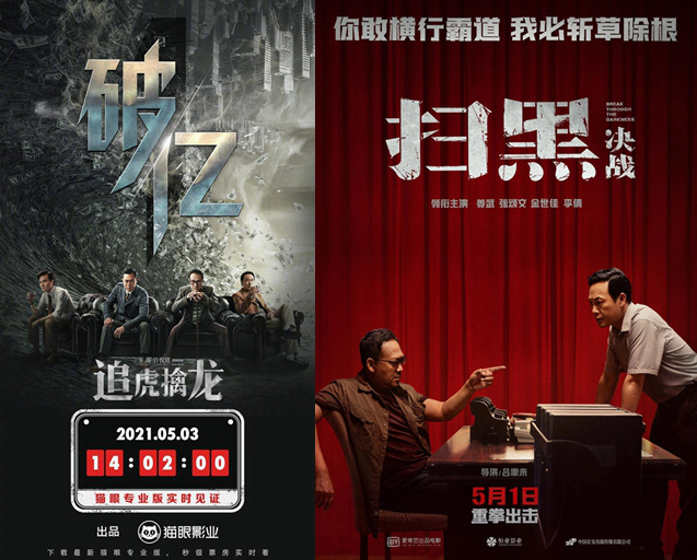 2021五一档总票房破13亿《悬崖之上》上演逆袭