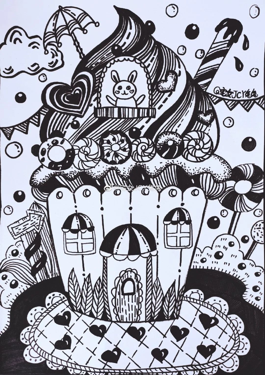 超经典儿童线描范画,每张都是学习的好素材,收藏它们省了一笔材料费