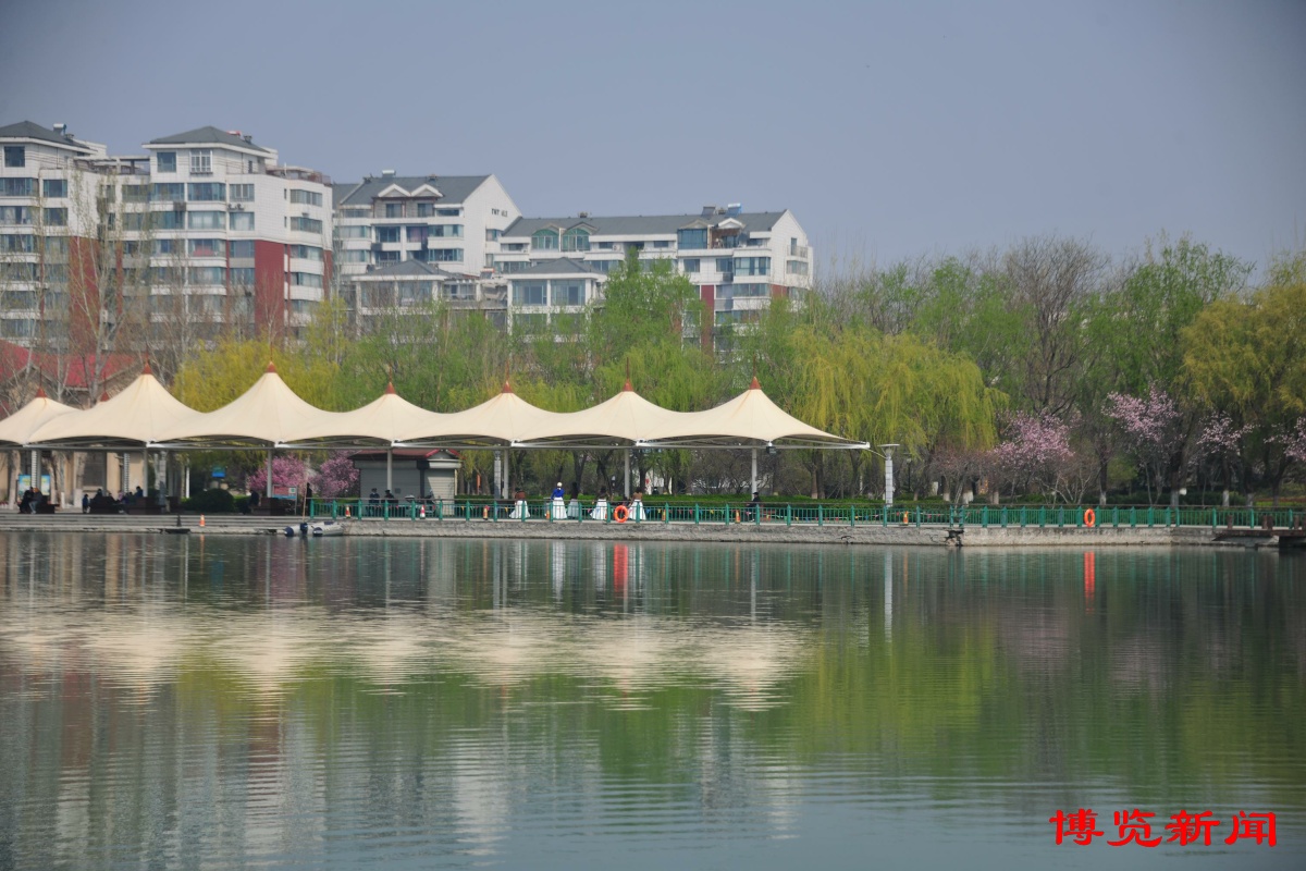 淄博植物园景色图片