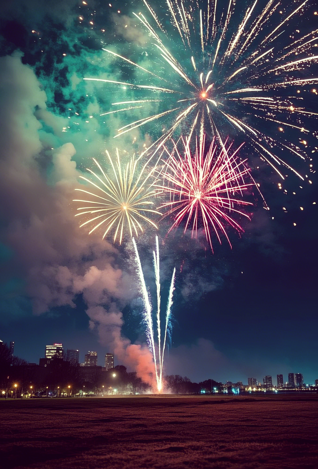 星火夜空:烟火与汤圆的故事