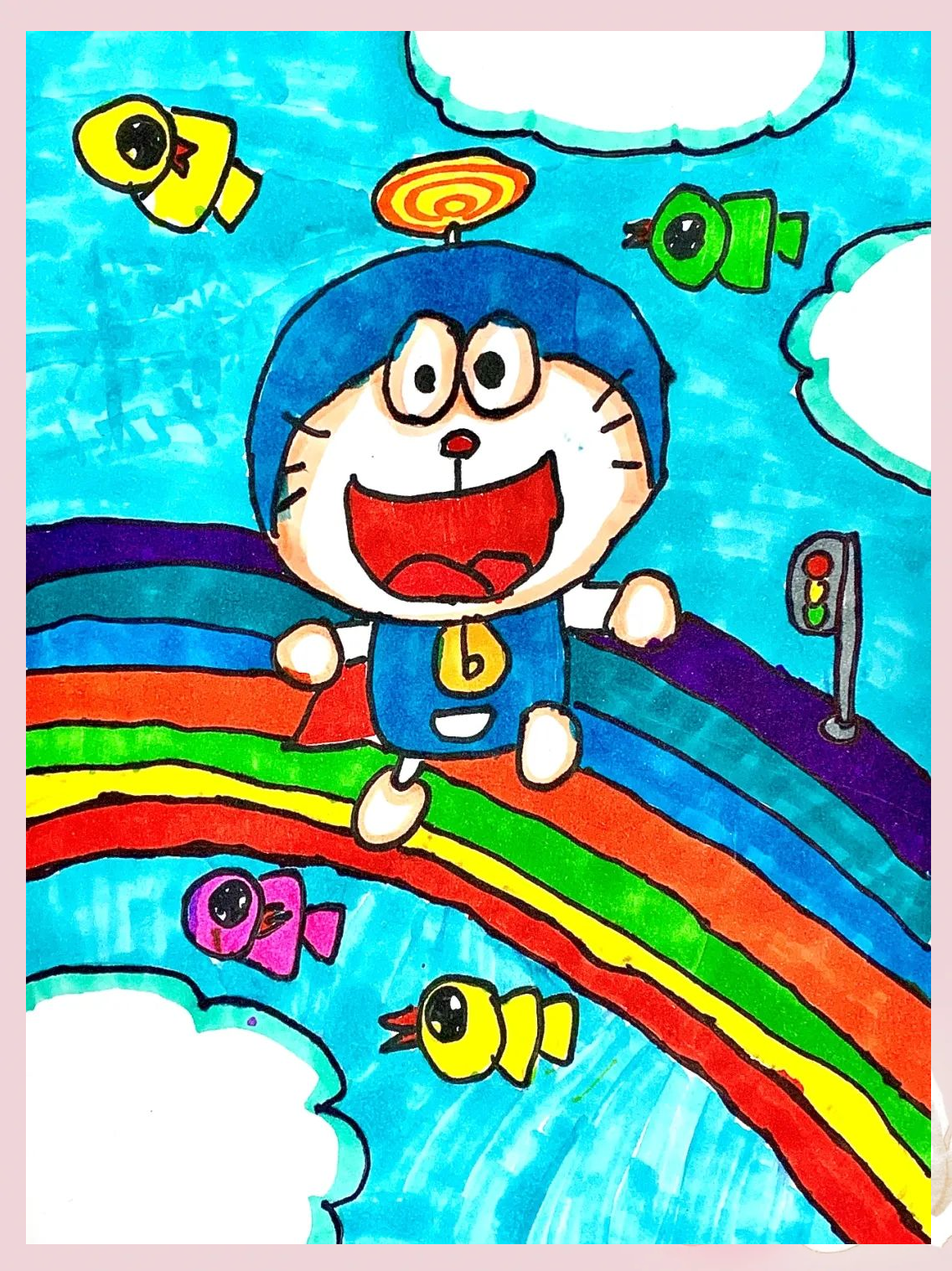 六一童心画展:孩子们眼中的多彩世界