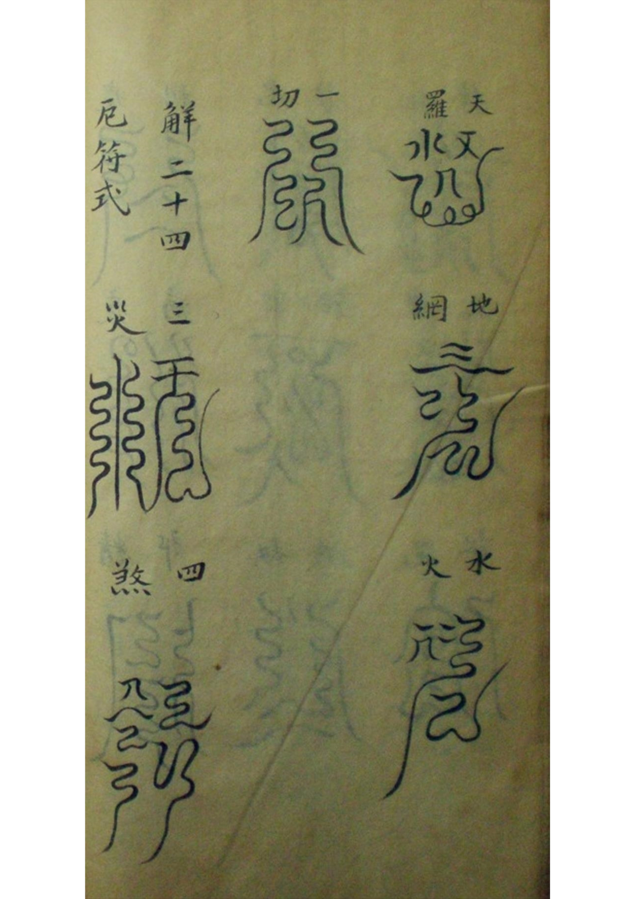 道教符咒秘本古籍善本 大梵先天符法玄奥