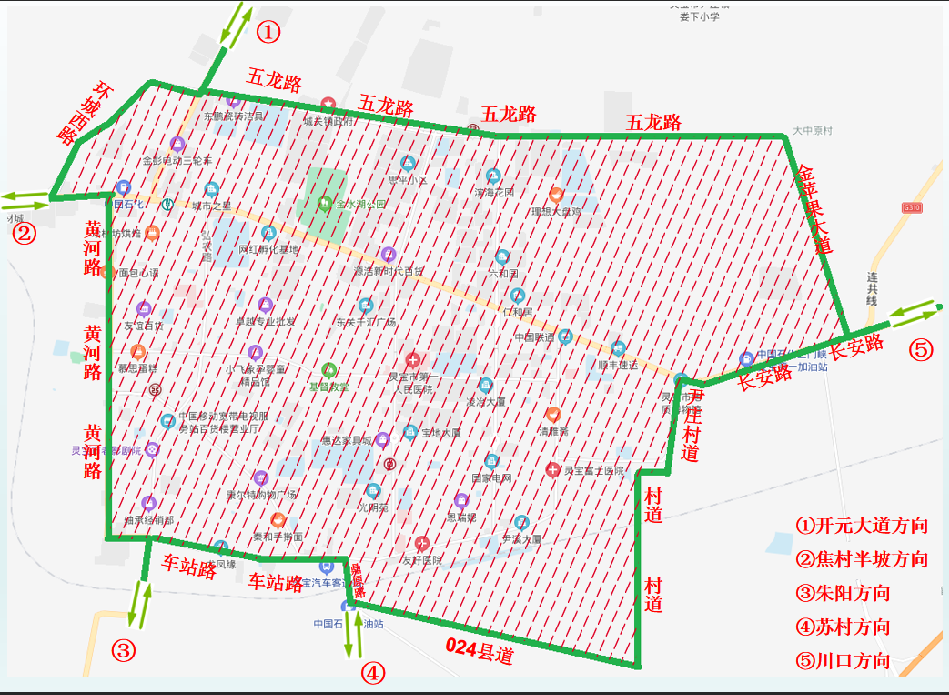 三门峡限号区域图最新图片