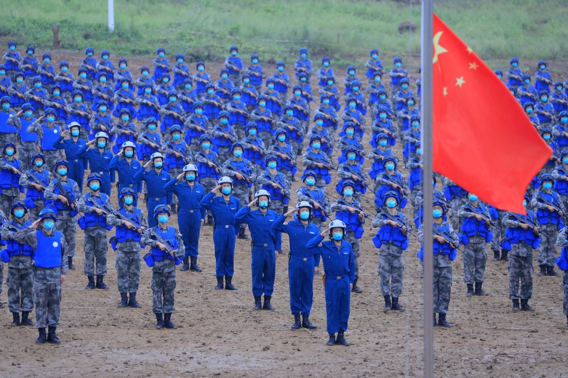 "共同命运-2021"国际维和实兵演习正式开始