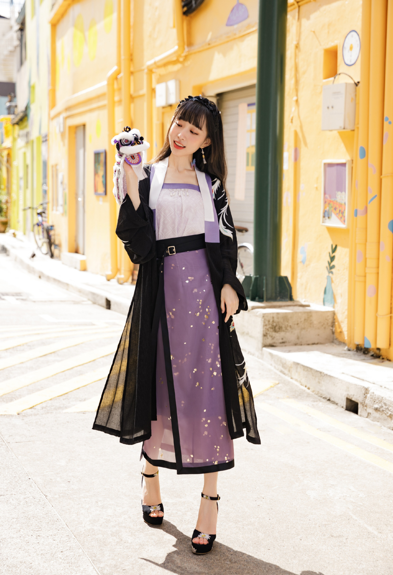 汉服不够日常?看看这些汉元素套装,古典与时装元素的完美融合