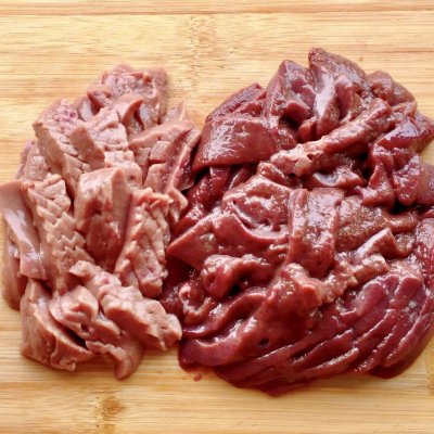 「创意小厨娘」肝腰合炒——猪肝滑嫩,猪腰脆爽,超级好吃!