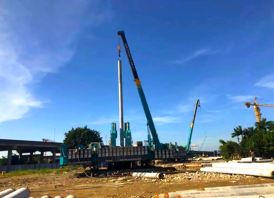 特点详解:液压静力压桩机的独特之处在于其高效,环