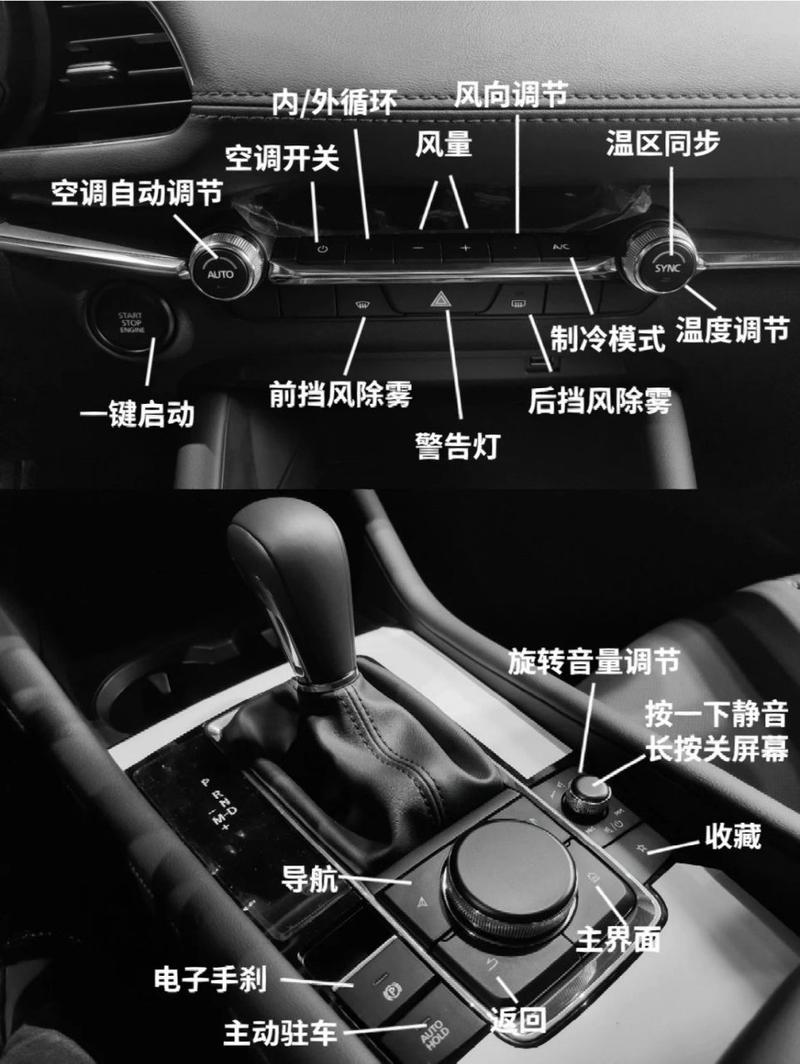 马自达昂克赛拉自动挡挡位图解,昂克赛拉换挡操作技巧