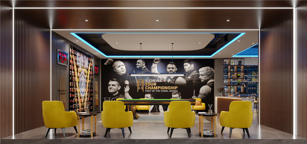 合肥台球室装修,台球俱乐部设计要合理布局空间