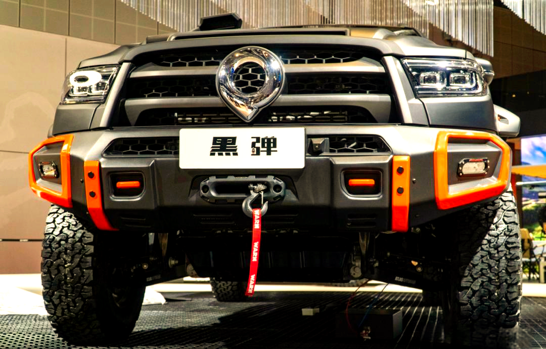 黑弹量产版亮相上海车展,长城炮越野改装再升级