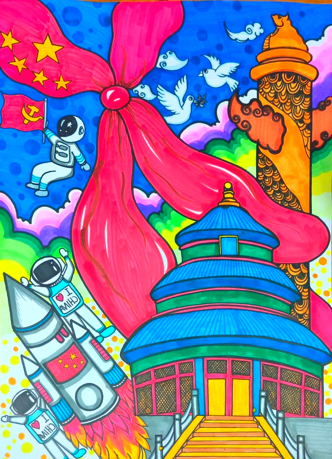 他们以个人的艺术实践,推动着文化的传承与发展,通过作品深情表达对