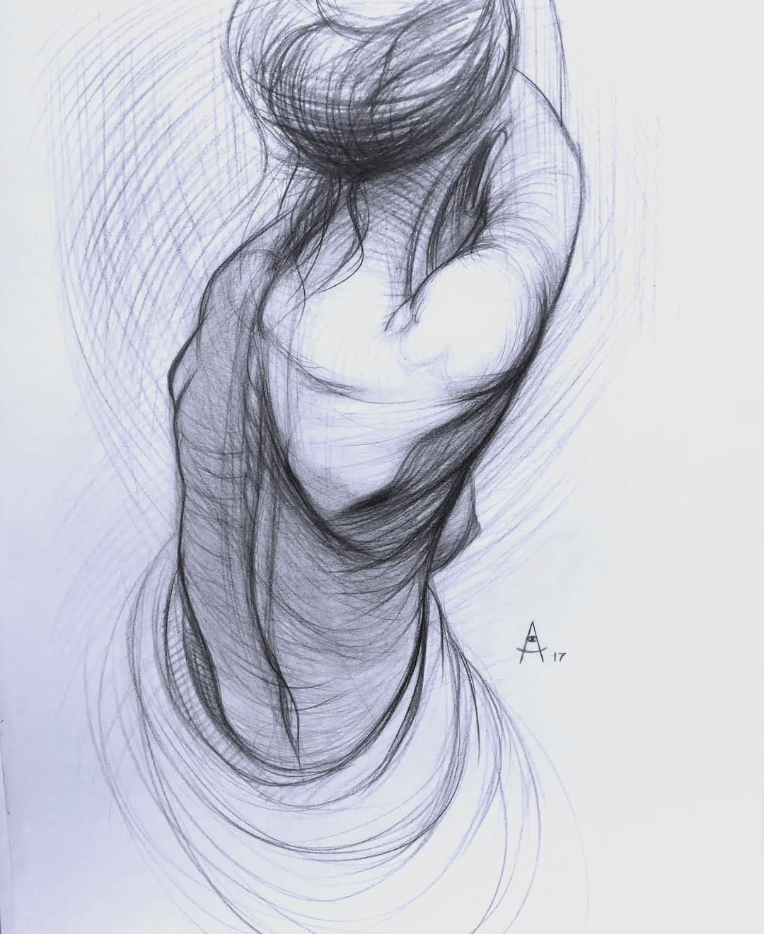 俄罗斯画家的人体素描,线条之美令人惊艳