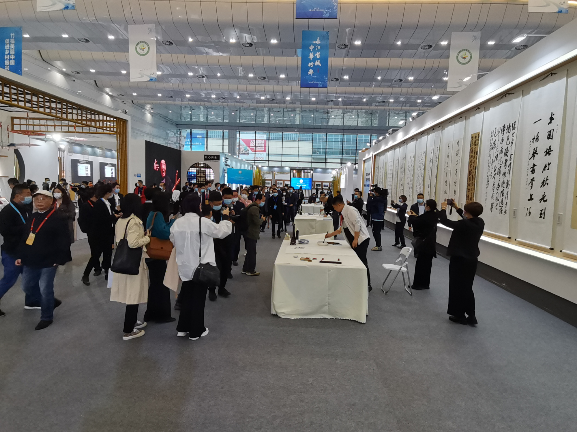 艺术|"清风雅韵·中华竹都"全国竹文化书法大展在四川宜宾开展