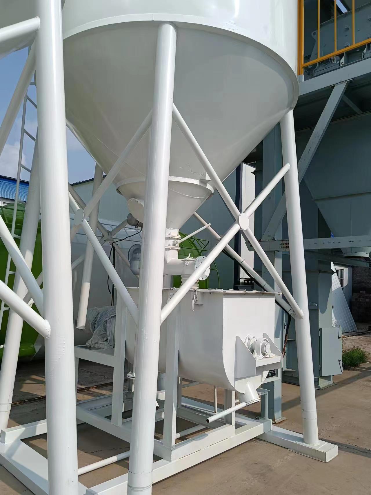 干粉砂浆是如何进入干混砂浆储存罐的?