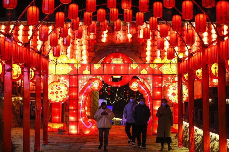 全国各地花灯璀璨 喜迎虎年新春到来