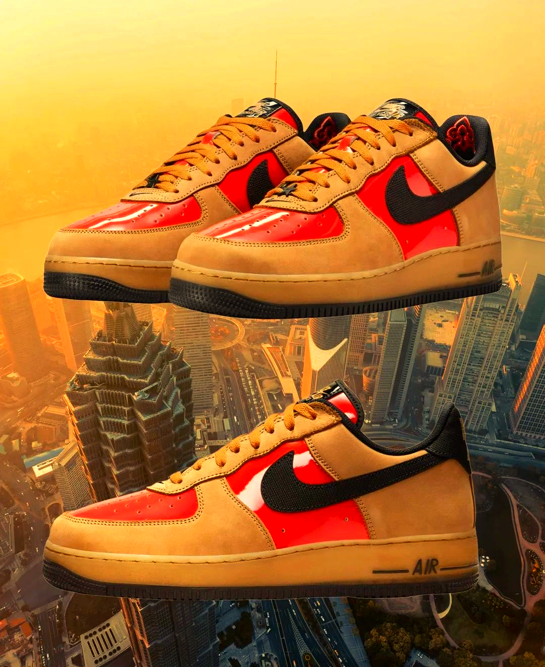 「魔都配色大揭秘」nike air force 1 上海限定版全新登场,有何不同?