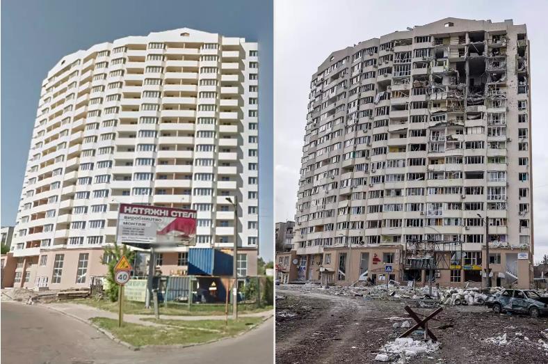 战争前后的乌克兰对比图,庆幸生在华夏