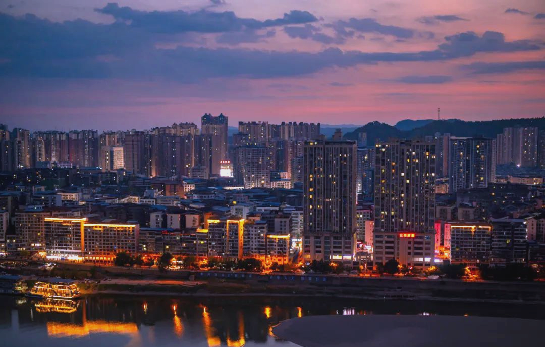 渠县的城市景观