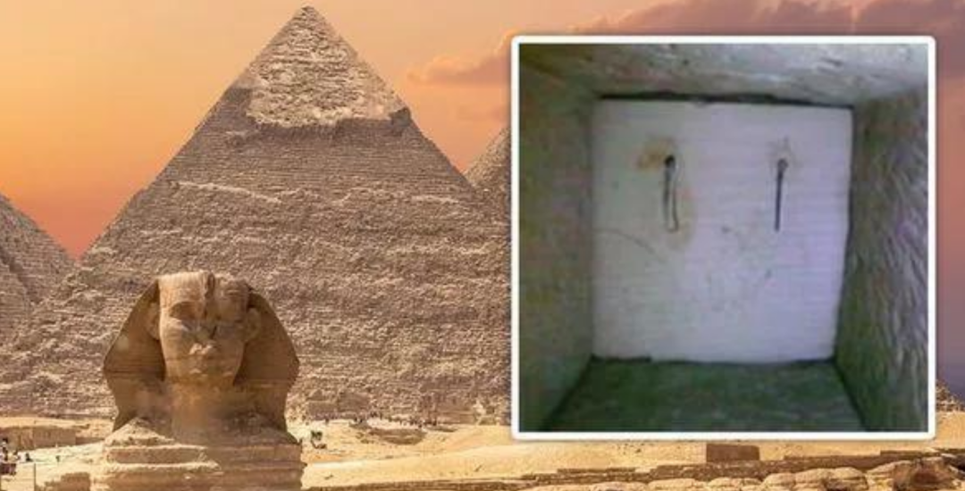 金字塔未解之谜:内部一条20厘米宽的通道,被有铜环把手的门堵住